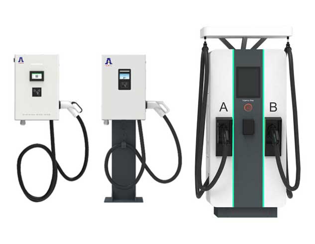 360kw智能分體樁一拖八快速充電解決方案