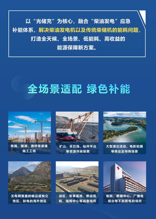 綠色能源升級整體解決方案，光柴儲一體化設備震撼發布！能源升級不斷電，綠色施工向未來!(圖2)